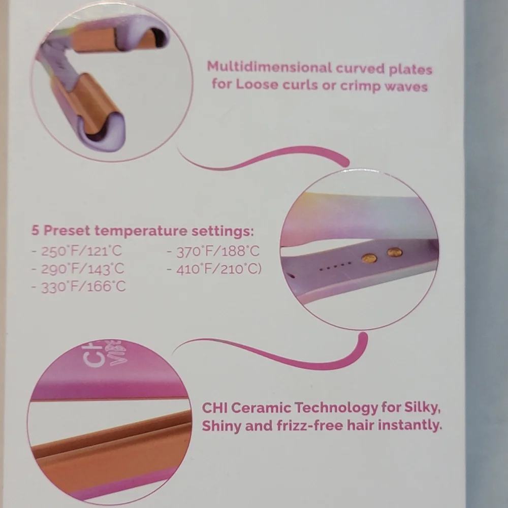 CHI Vibes Pink Hair "Wave On" - Picture 5 of 6